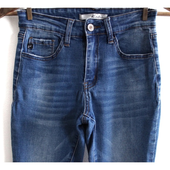 KanCan Skinny Jeans with frayed Hemline 5 26 - Picture 2 of 10